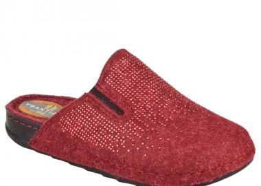 Γυναικείες Παντόφλες Σπιτιού| Υφαντίδης | 120845 | Μπορντώ - Υφαντίδης - 